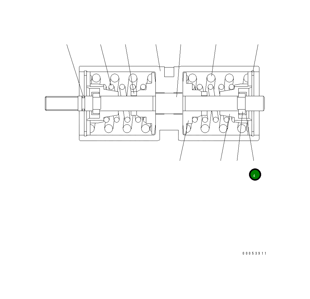 Кольцо UC1726004891 Komatsu