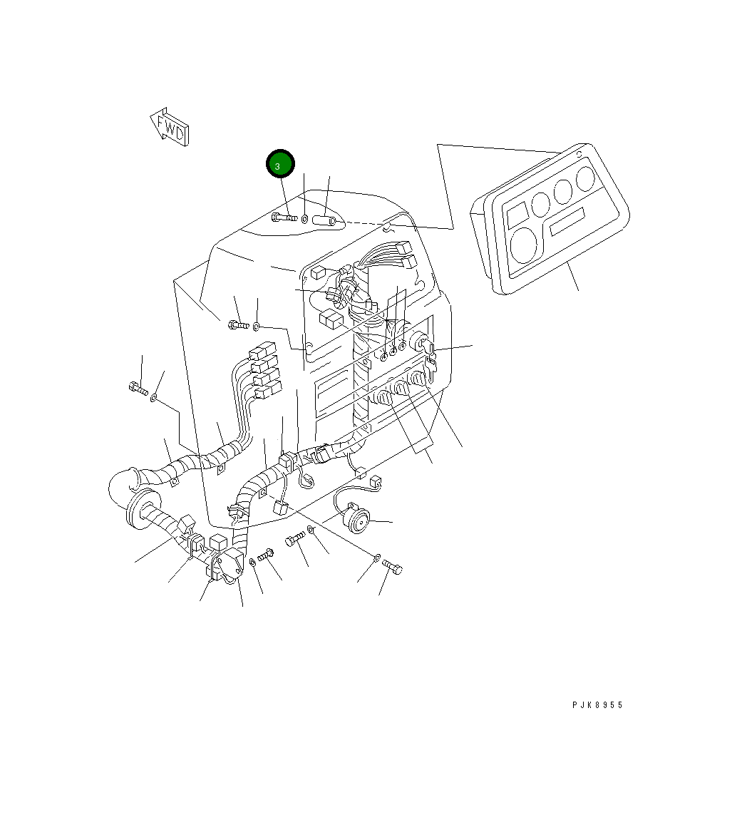 Болт 01010-80660 Komatsu