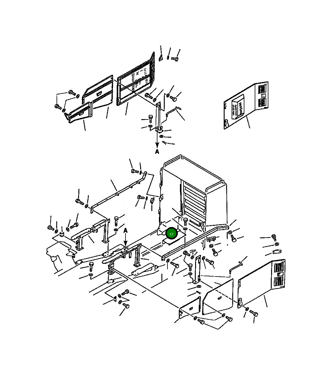 Крышка 426-54-A2640 Komatsu