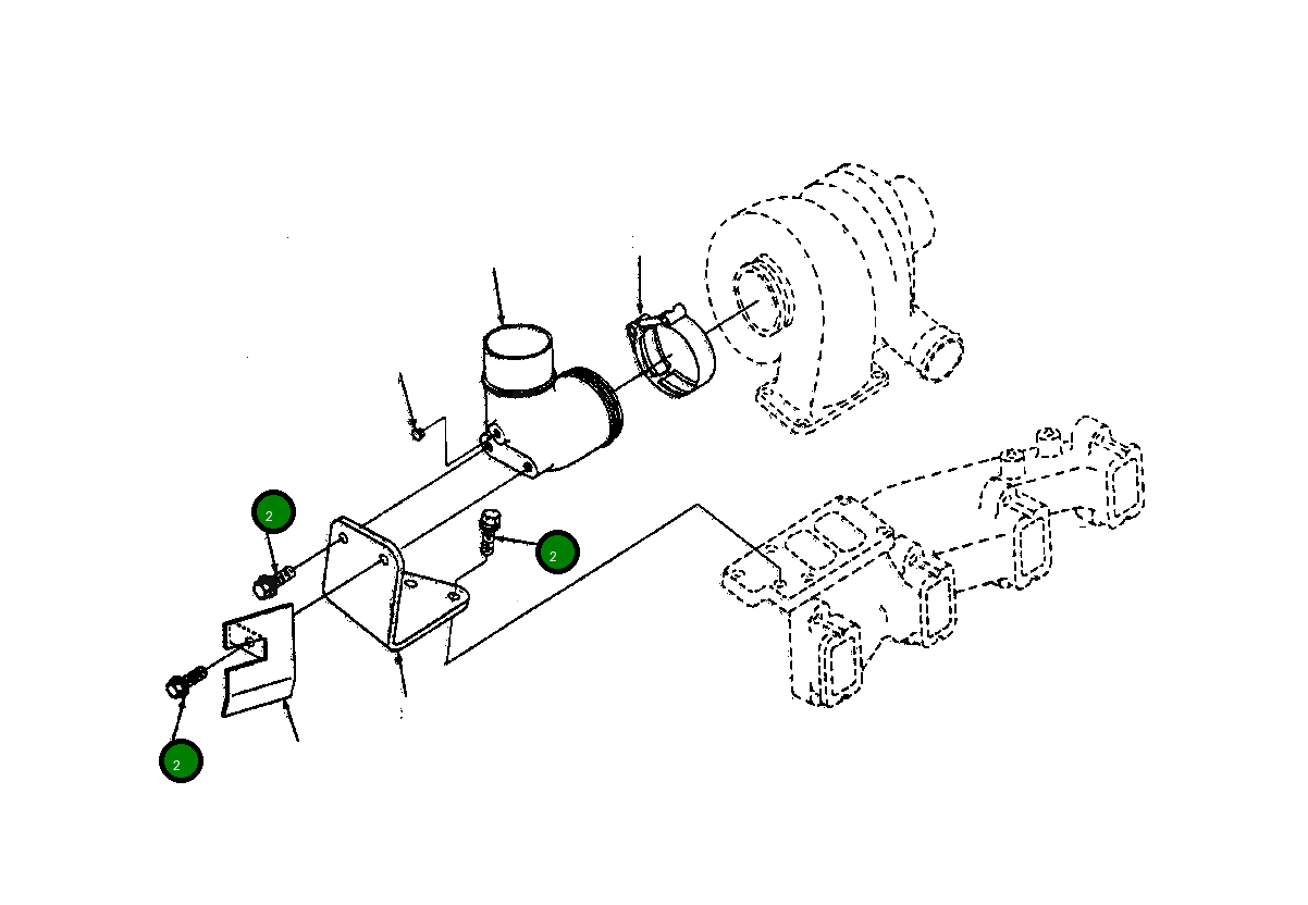 Болт 1240 598 H1  Komatsu