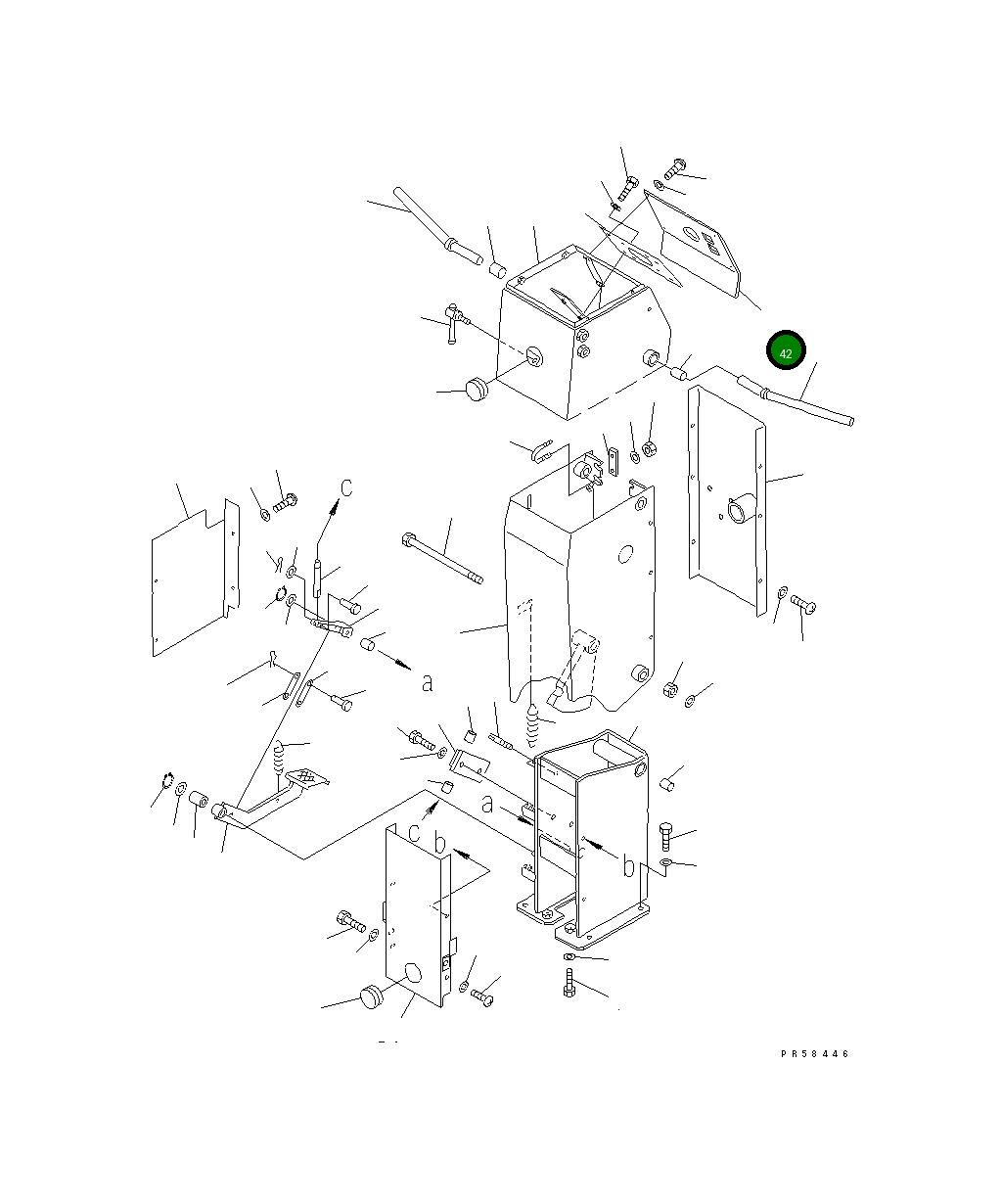 Крышка 234-43-51150 Komatsu
