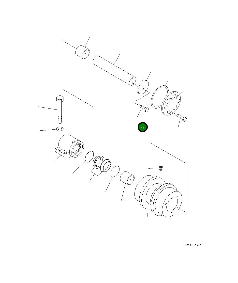 Болт 20Y-30-38560 Komatsu