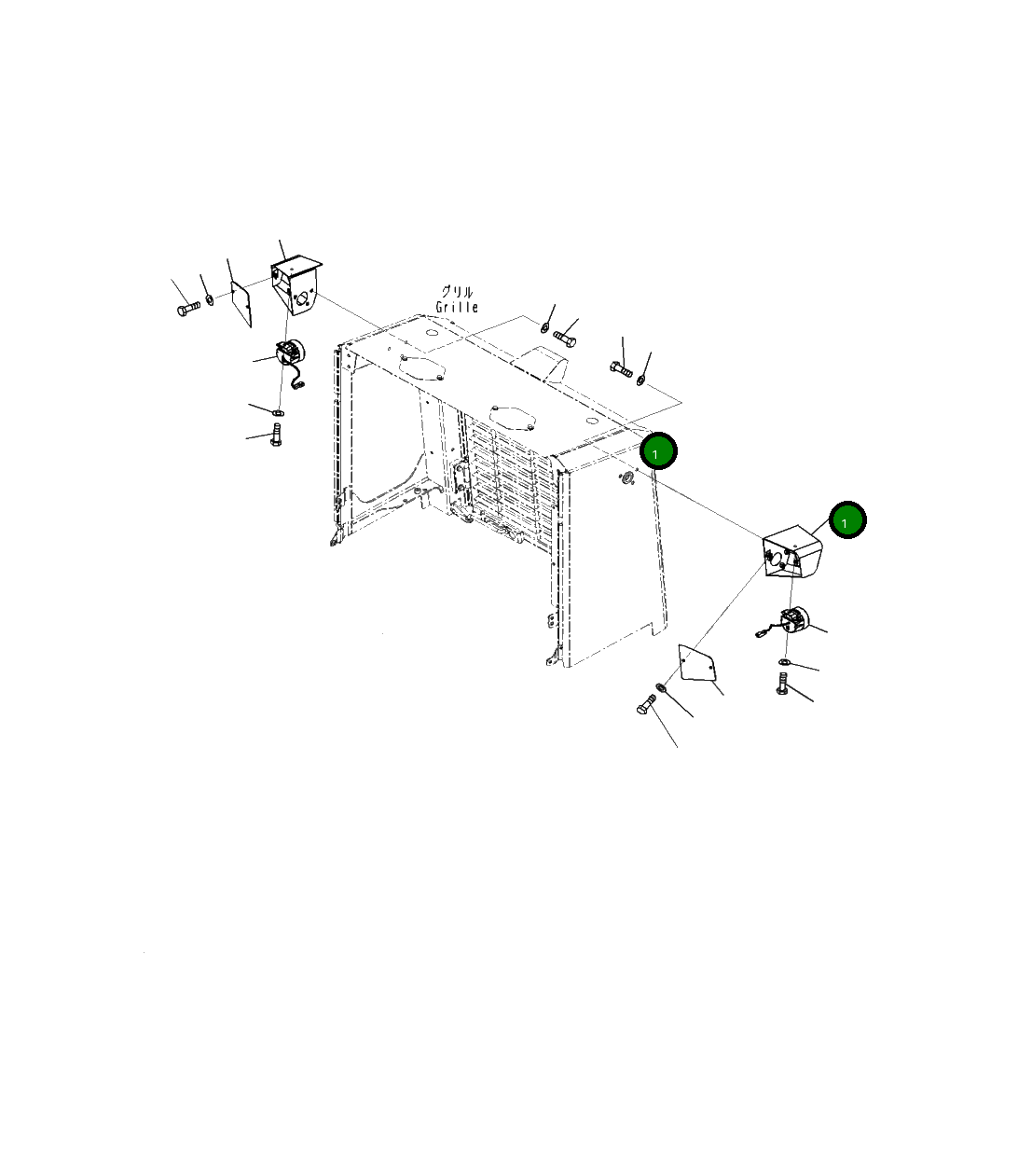 Крышка 421-54-56740 Komatsu