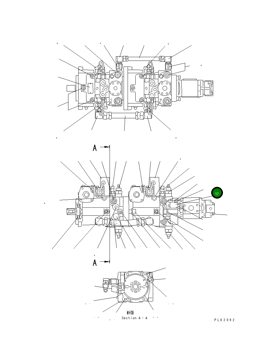 Болт UC1301569005 Komatsu