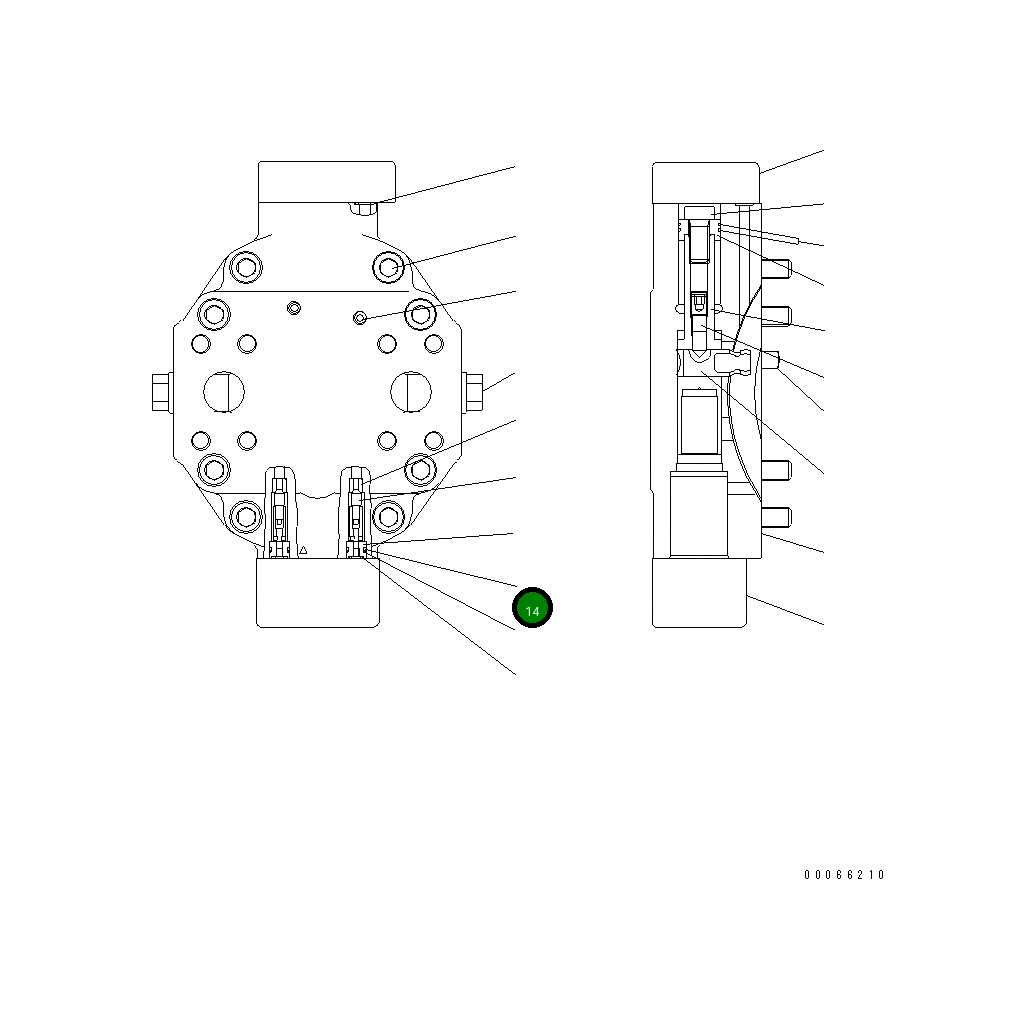 Кольцо уплотнительное (O-Ring) UC1300032007 Komatsu