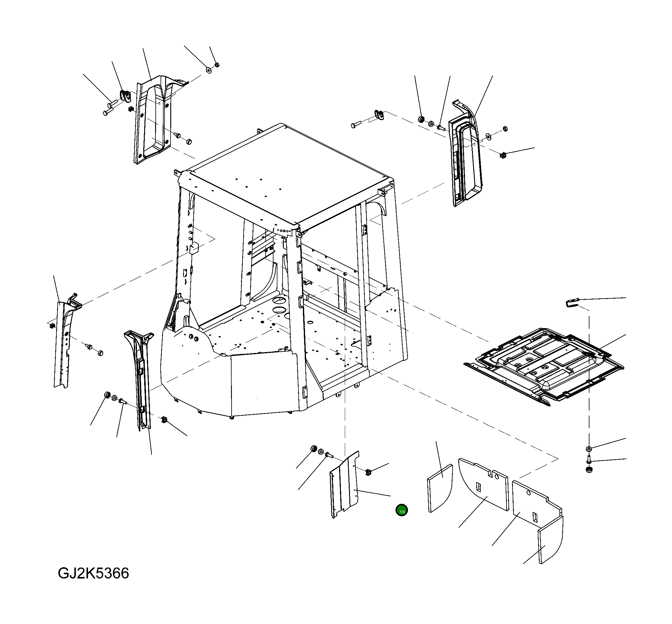 Крышка 423-56-H1M50 Komatsu