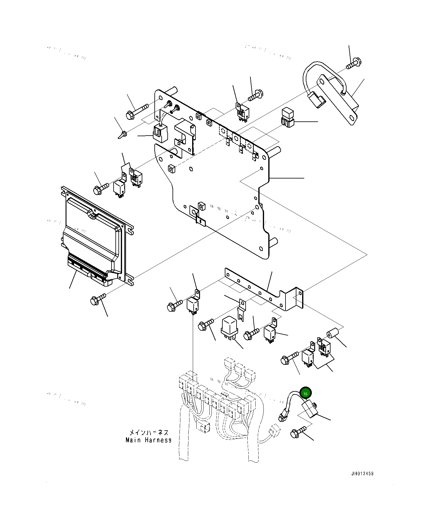 Болт 0143500640 Komatsu