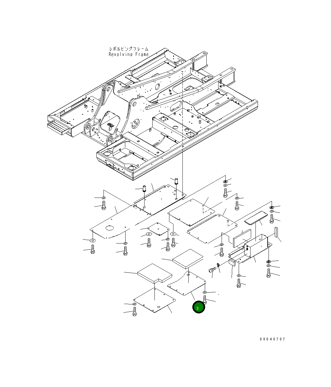Крышка 20Y-54-78841 Komatsu