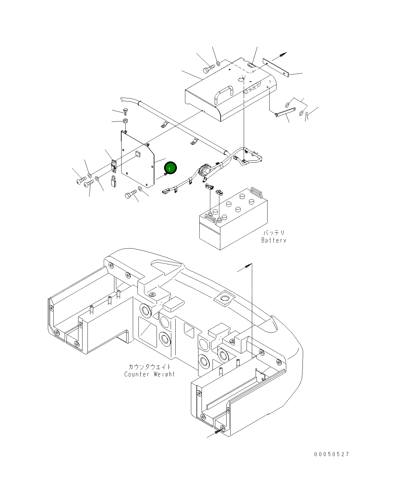 Крышка 421-06-44230 Komatsu