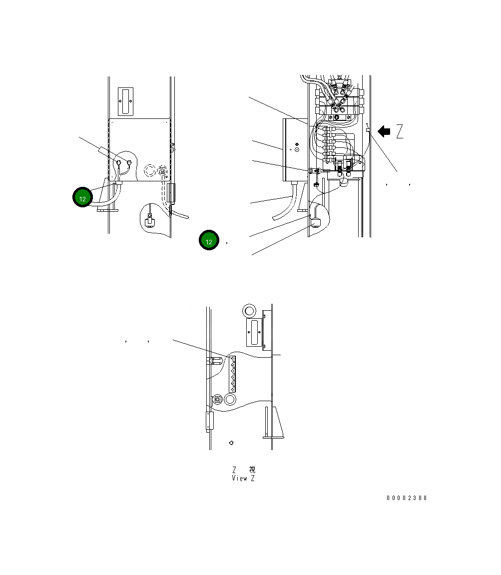Болт MH21014-08015  Komatsu