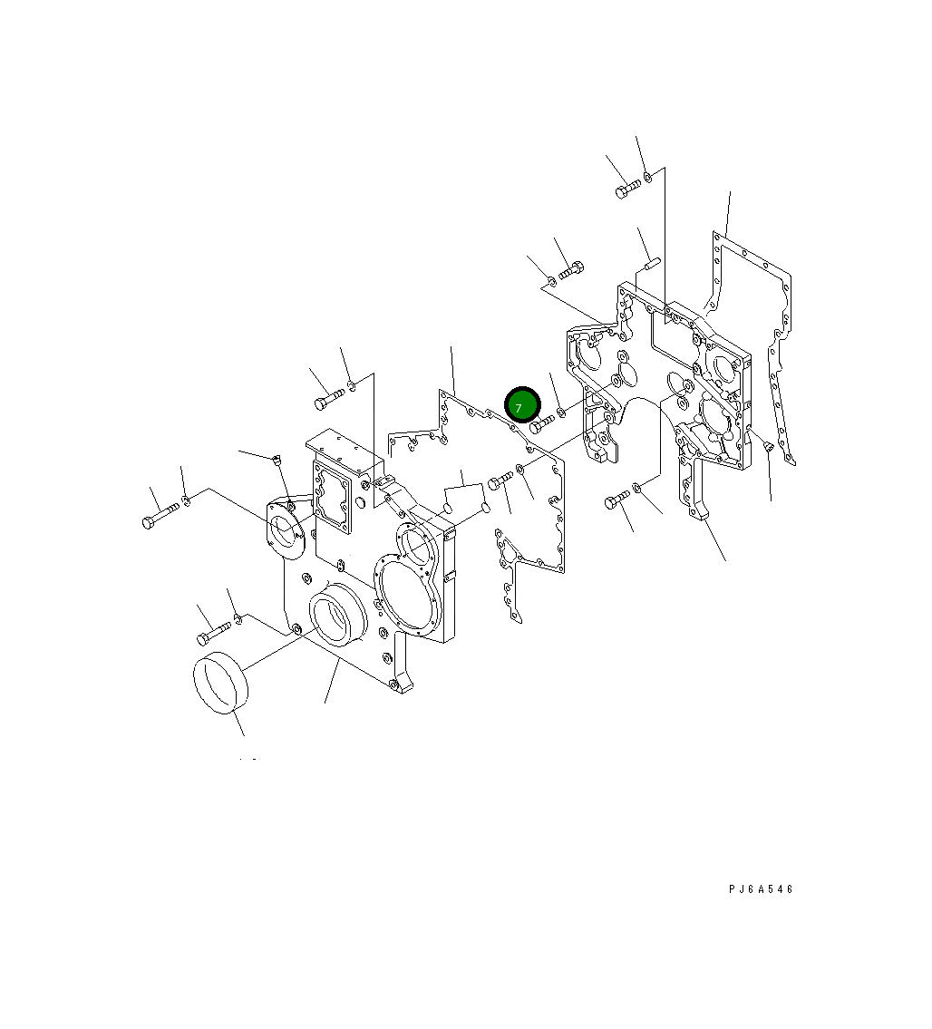 Болт 01010-31440 Komatsu