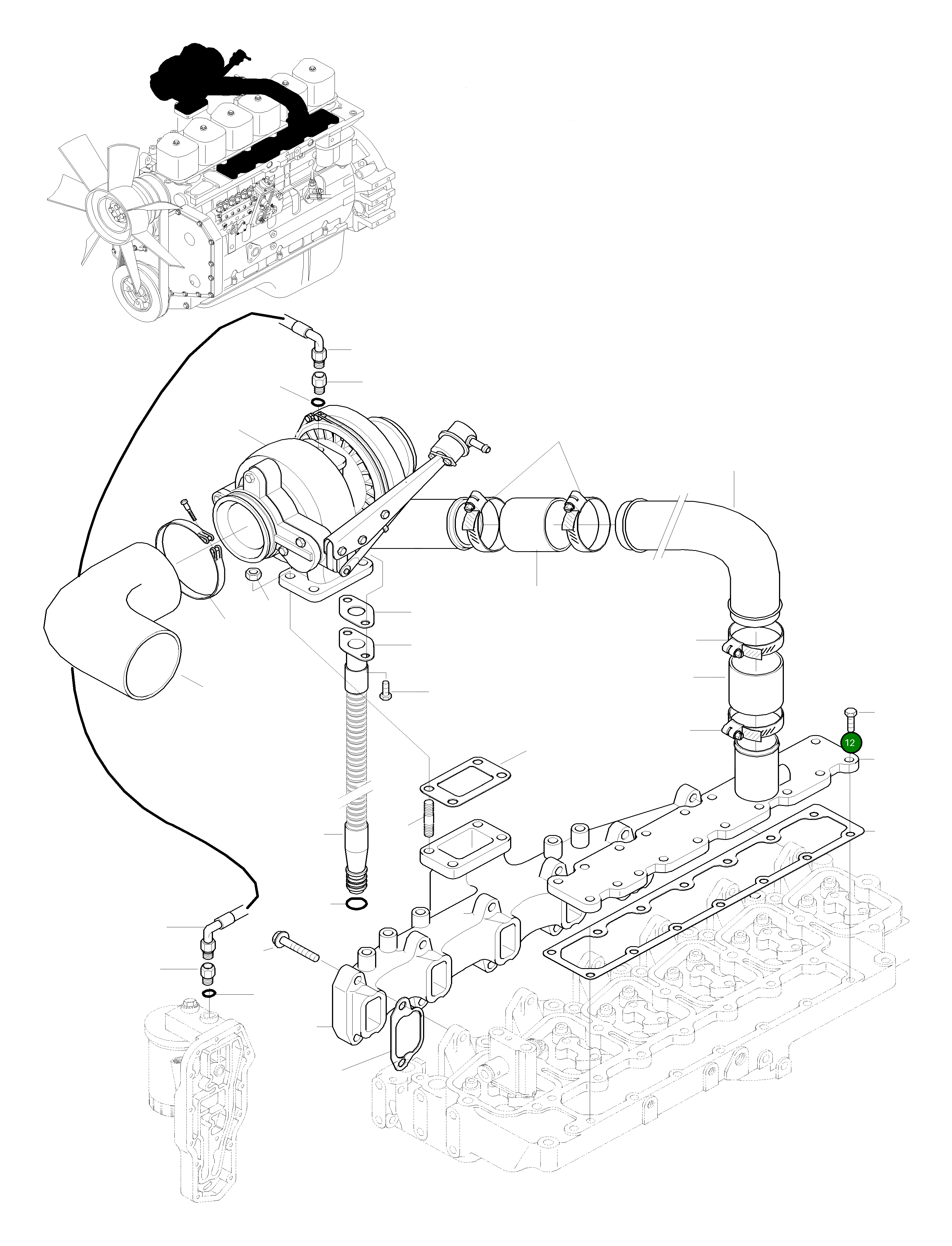 Крышка 6735-11-4120  Komatsu