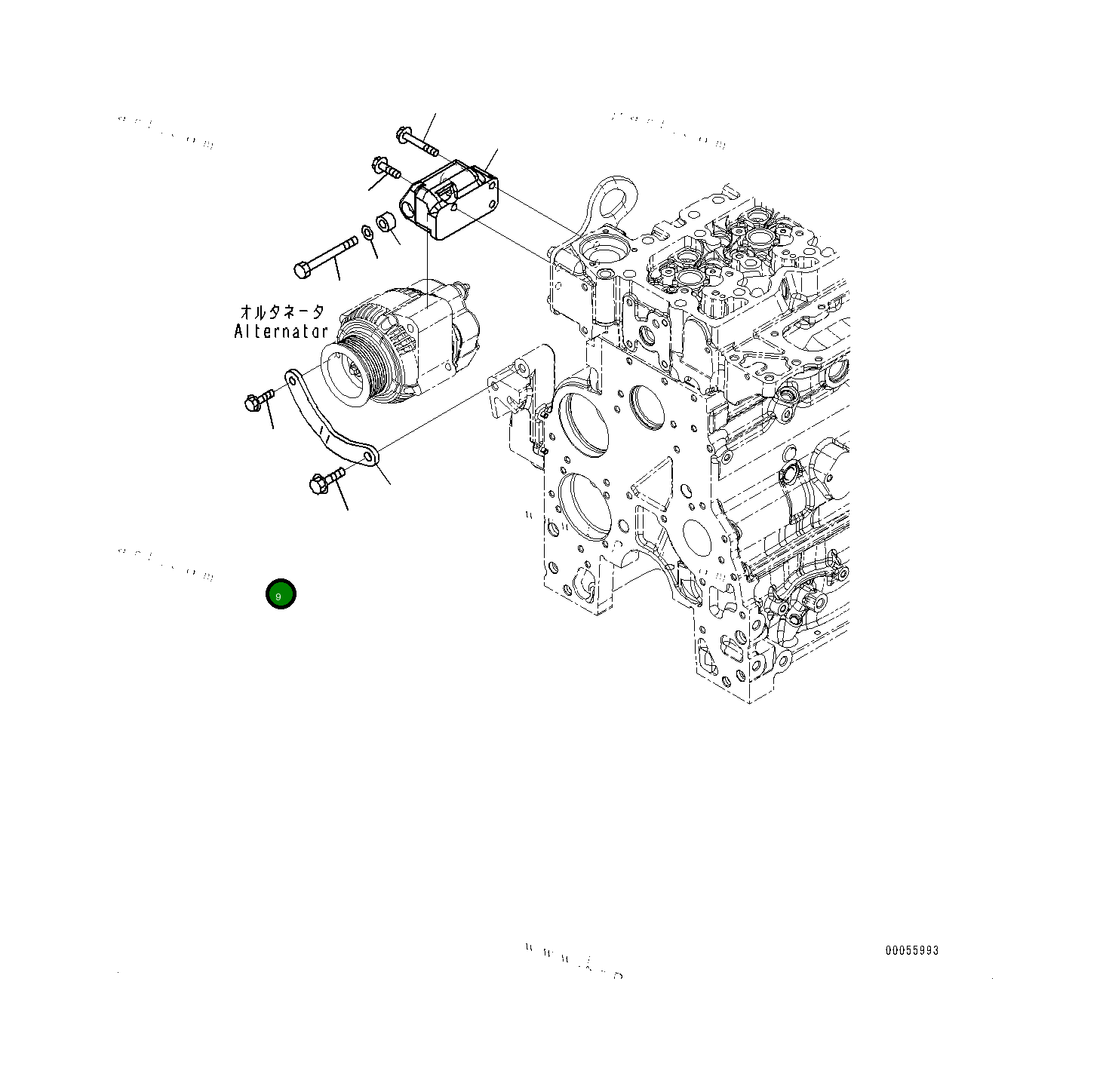 Болт 0143560825 Komatsu
