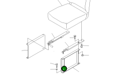 Крышка 201-54-61680 Komatsu