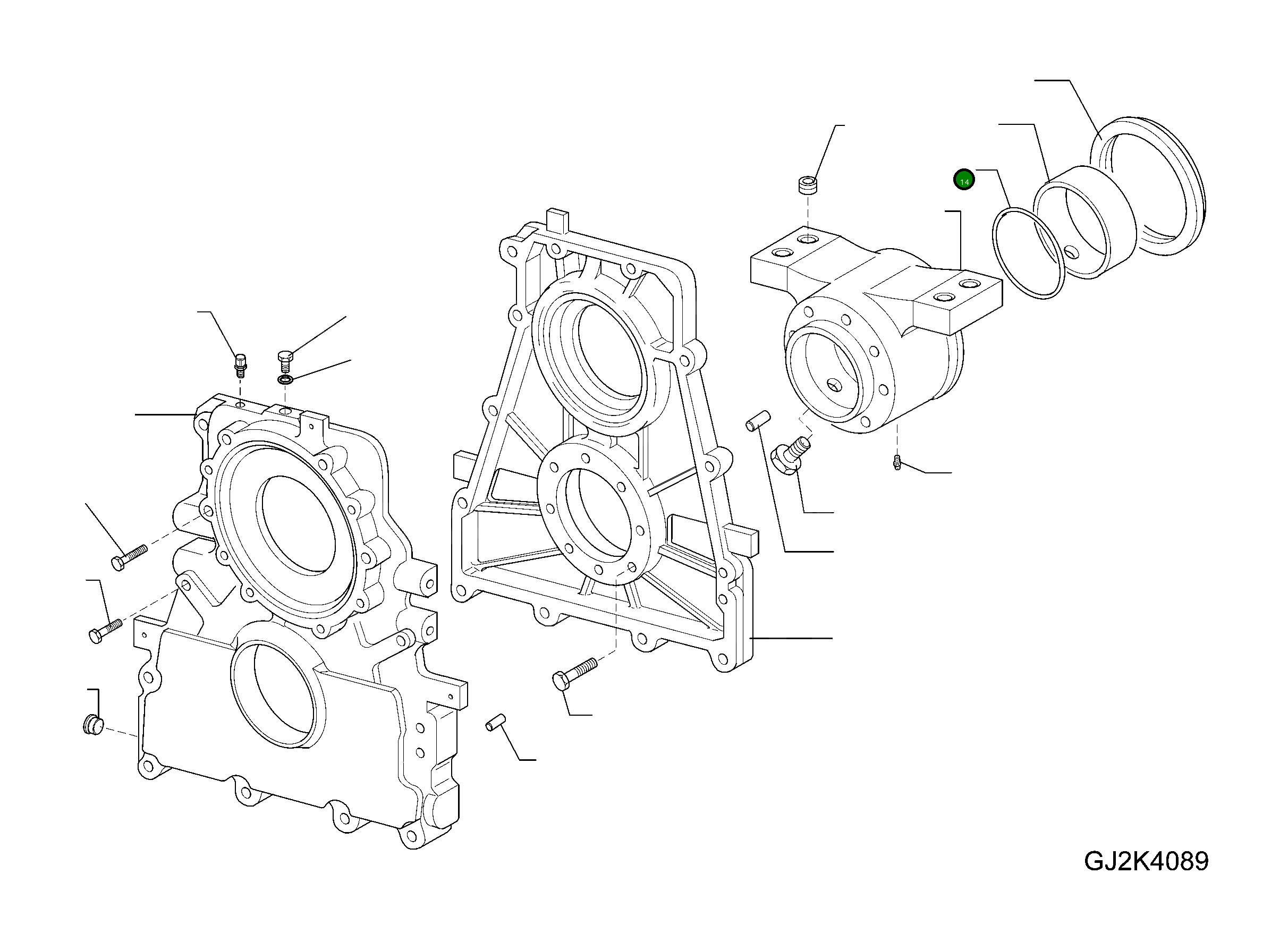 Кольцо уплотнительное (O-Ring) 42T-23-H0P47 Komatsu
