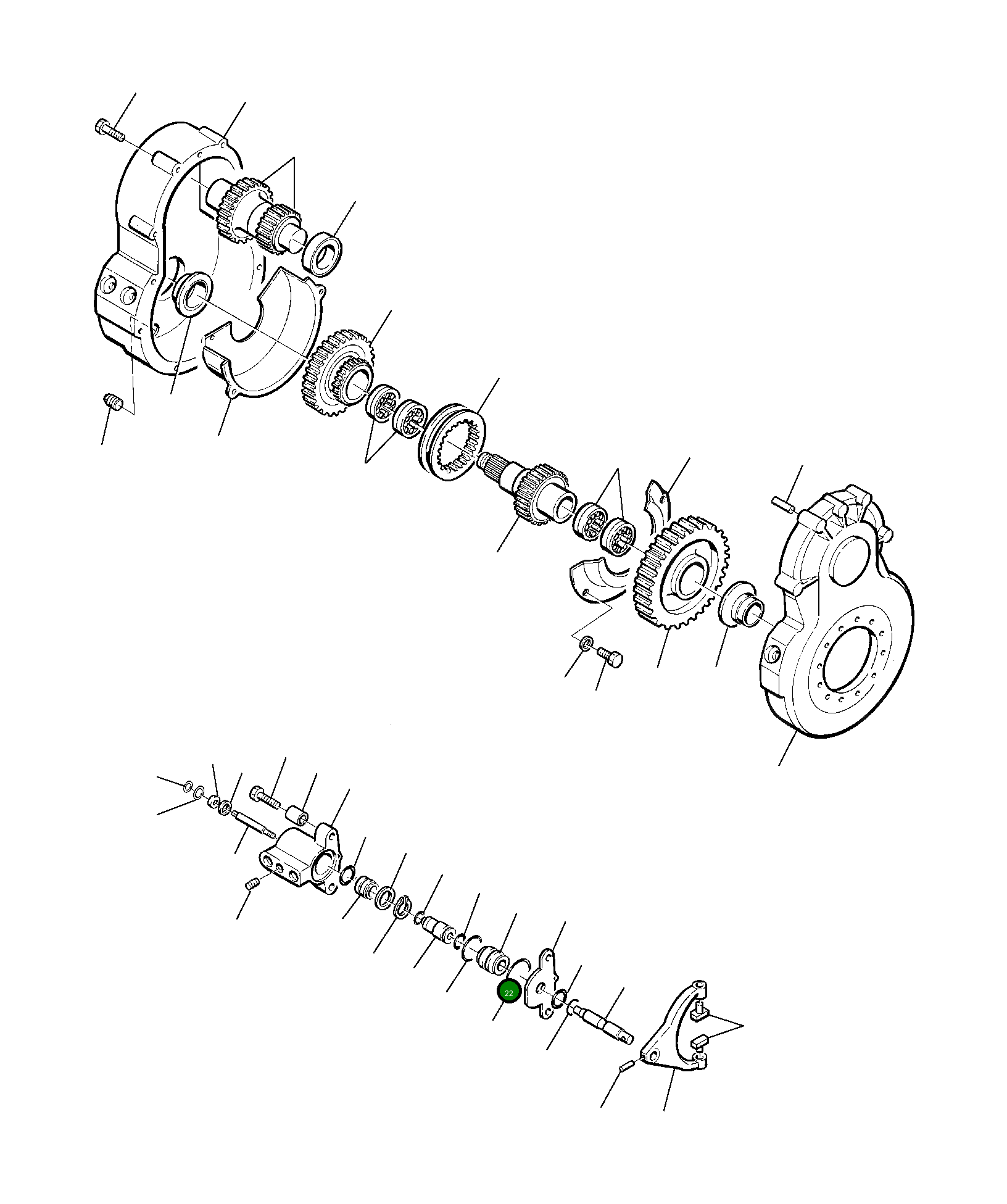 Кольцо уплотнительное (O-Ring) 22E-22-11480 Komatsu
