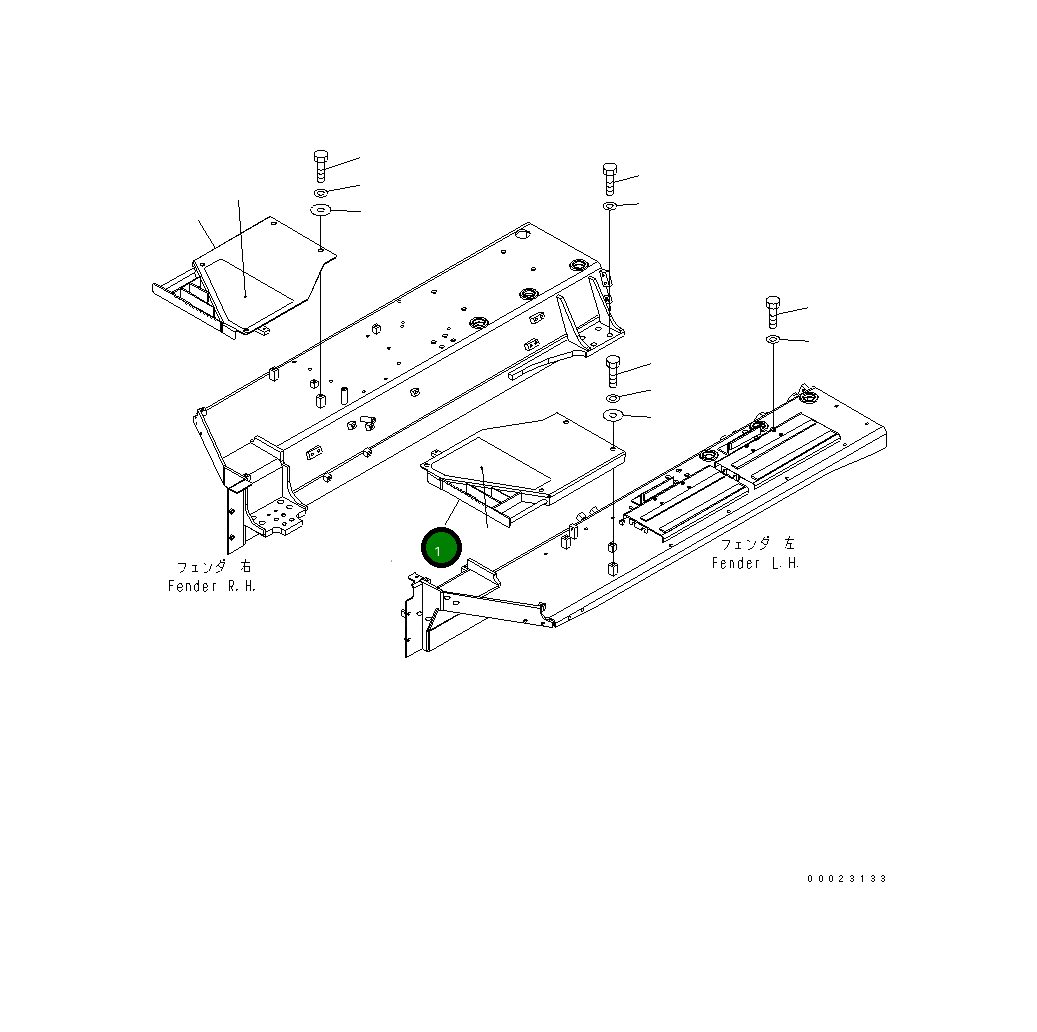 Крышка 154-54-78170 Komatsu