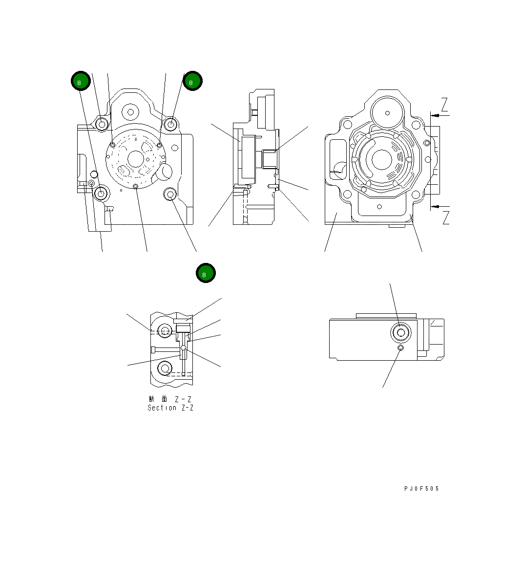 Болт UC1301593008 Komatsu