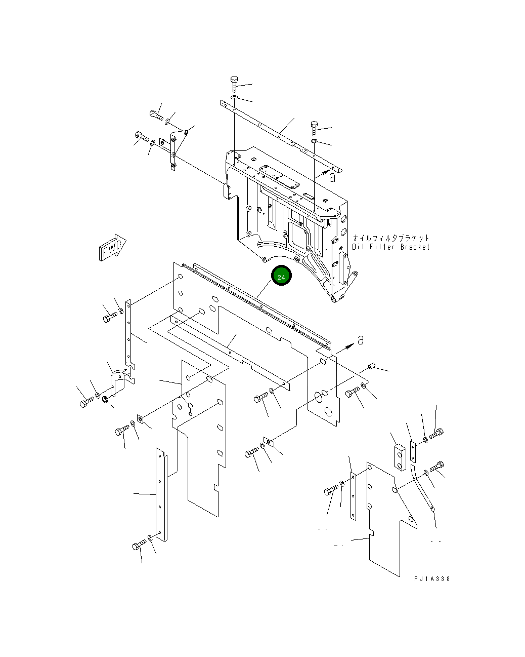 Крышка 19M-01-32510 Komatsu
