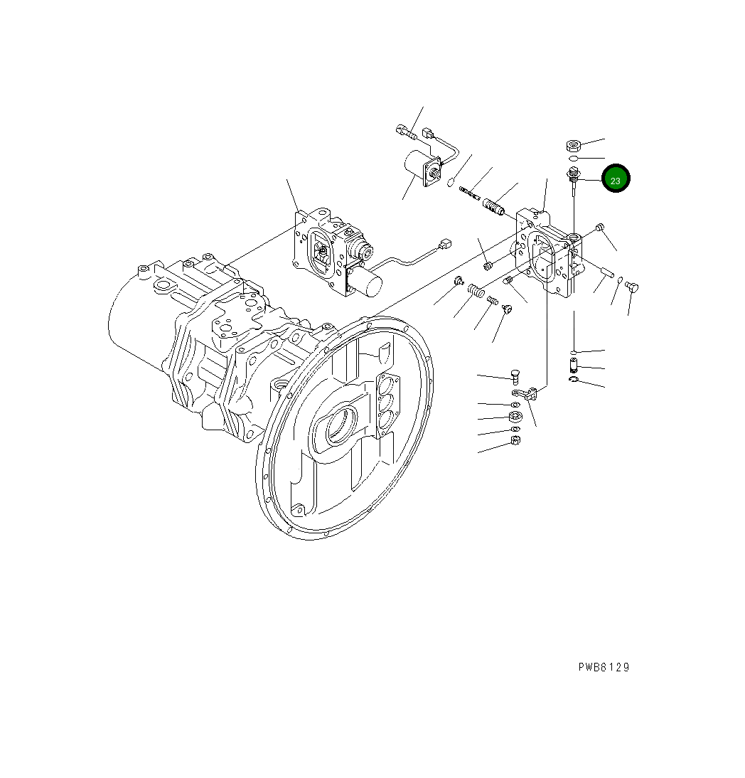 Кольцо уплотнительное (O-Ring) 708-2H-19250  Komatsu