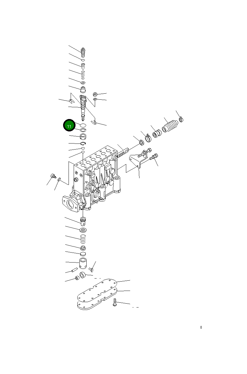 Кольцо уплотнительное (O-Ring) DK139739-0000 Komatsu