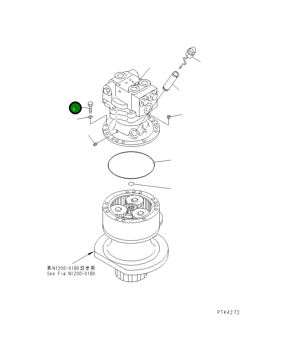 Болт 01011-81230 Komatsu
