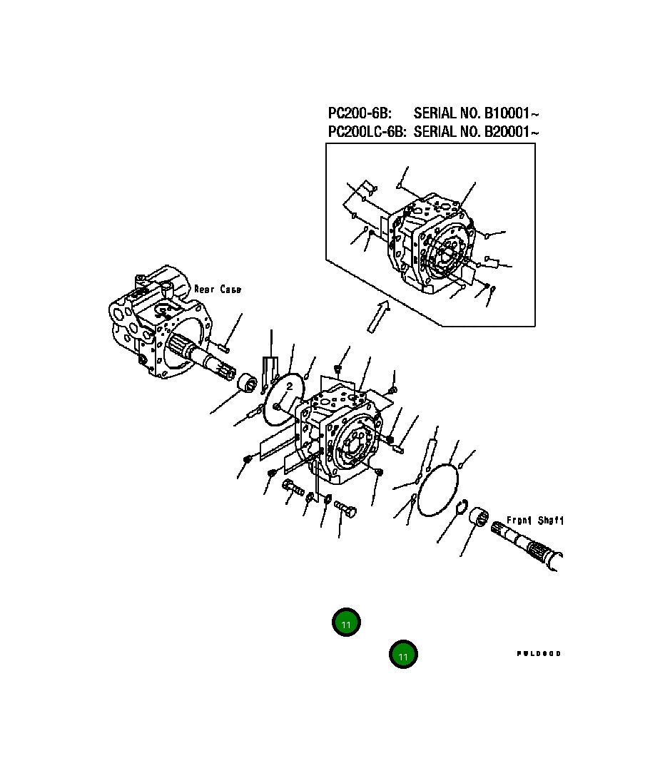 Болт 01010-51450 Komatsu