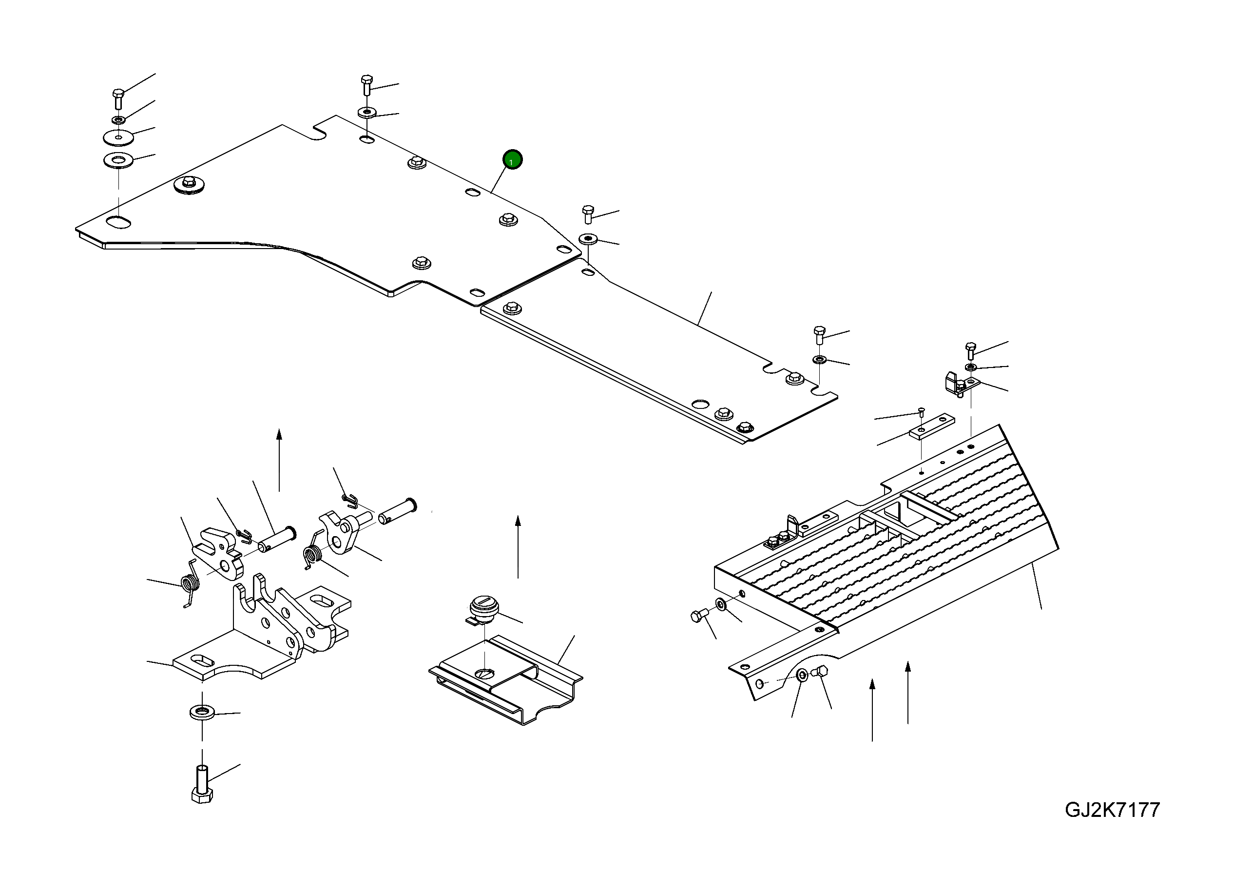 Крышка 20E-54-31710 Komatsu