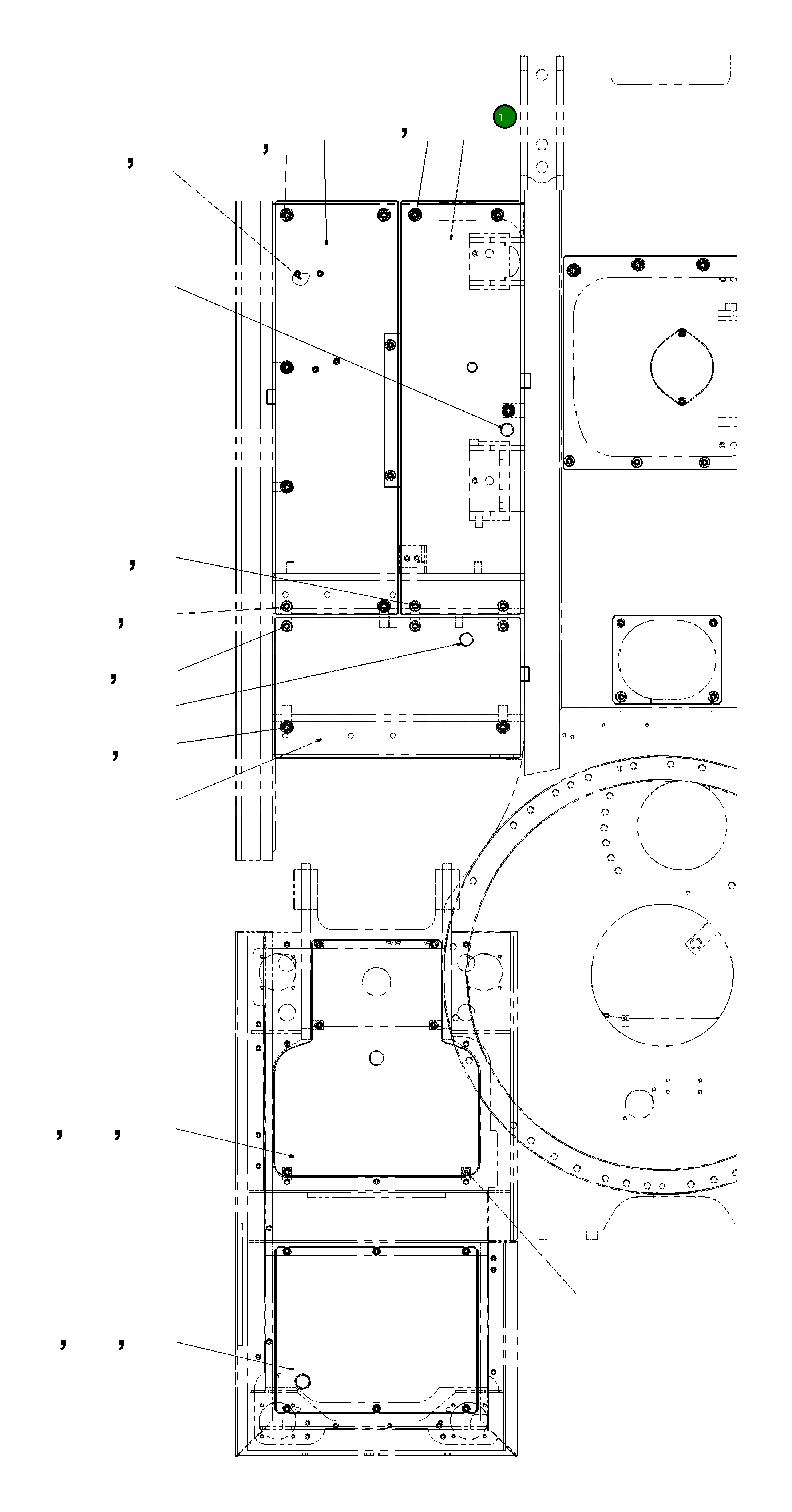 Крышка 207-54-KB710 Komatsu