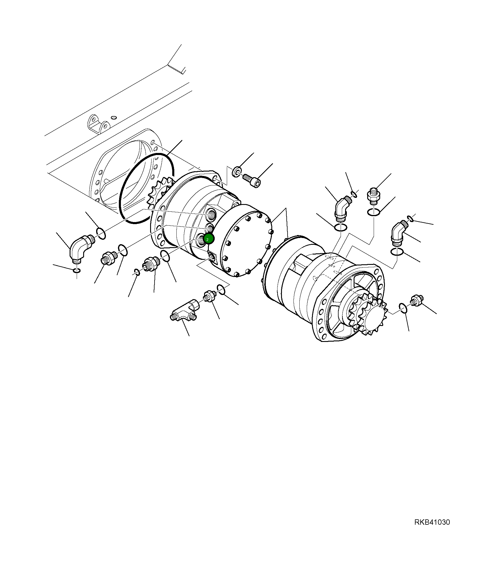 Кольцо уплотнительное (O-Ring) 37B-09-15167 Komatsu
