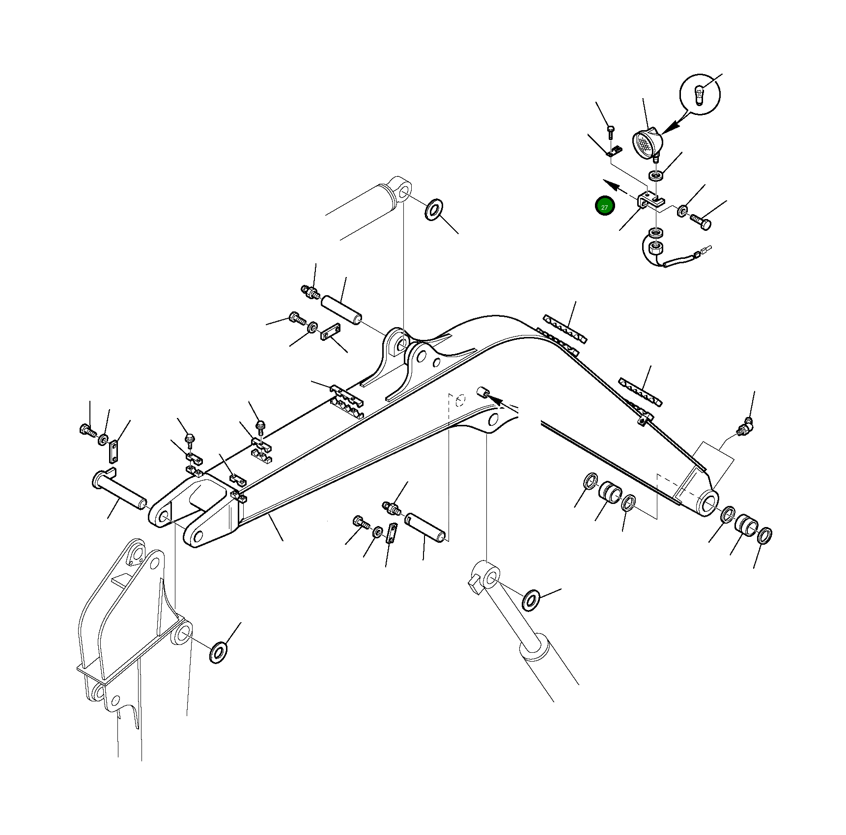 Болт 801014002 Komatsu