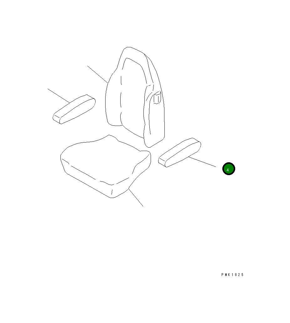 Крышка 20Y-57-21640 Komatsu