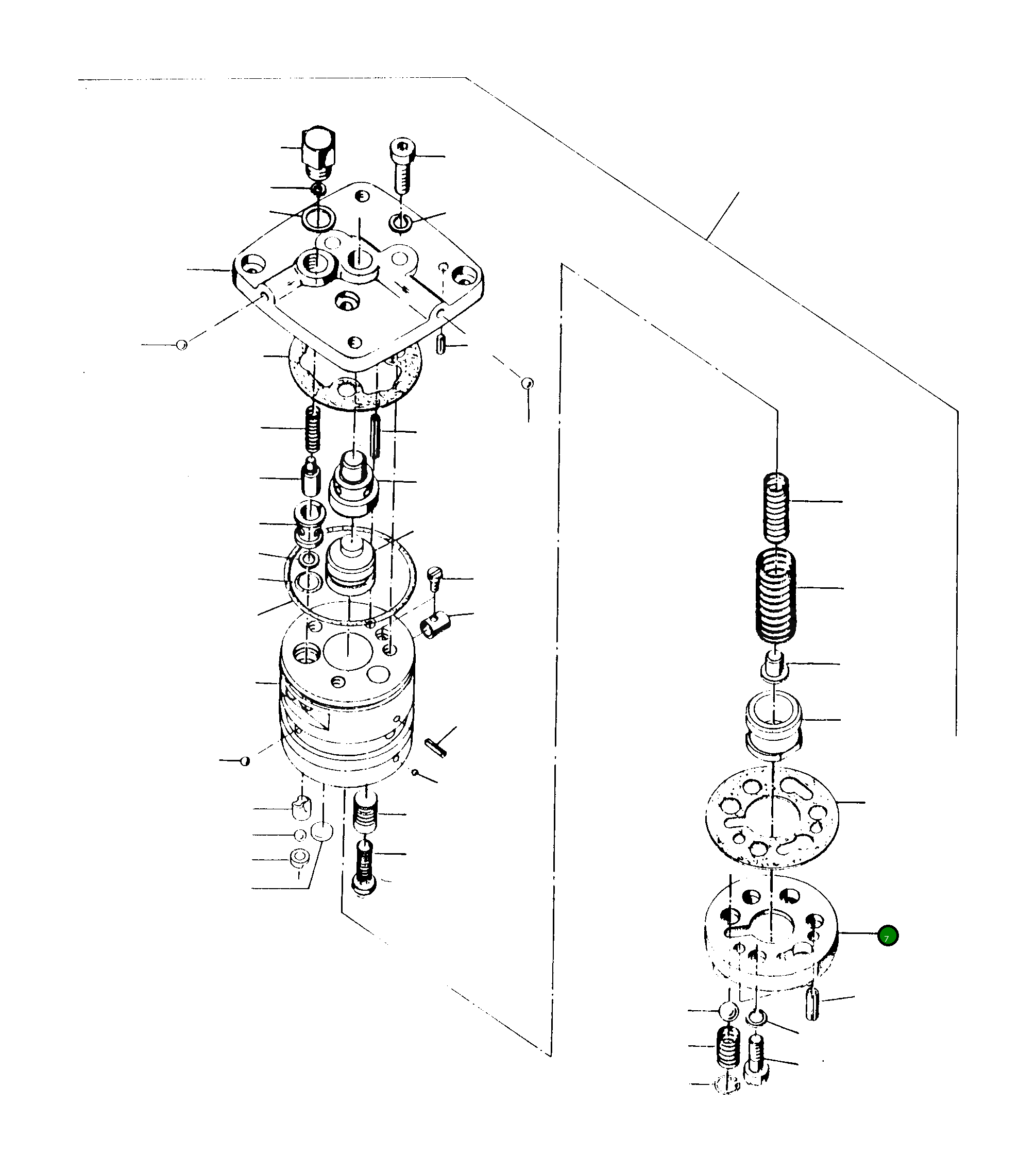 Крышка 3086417M1 Komatsu