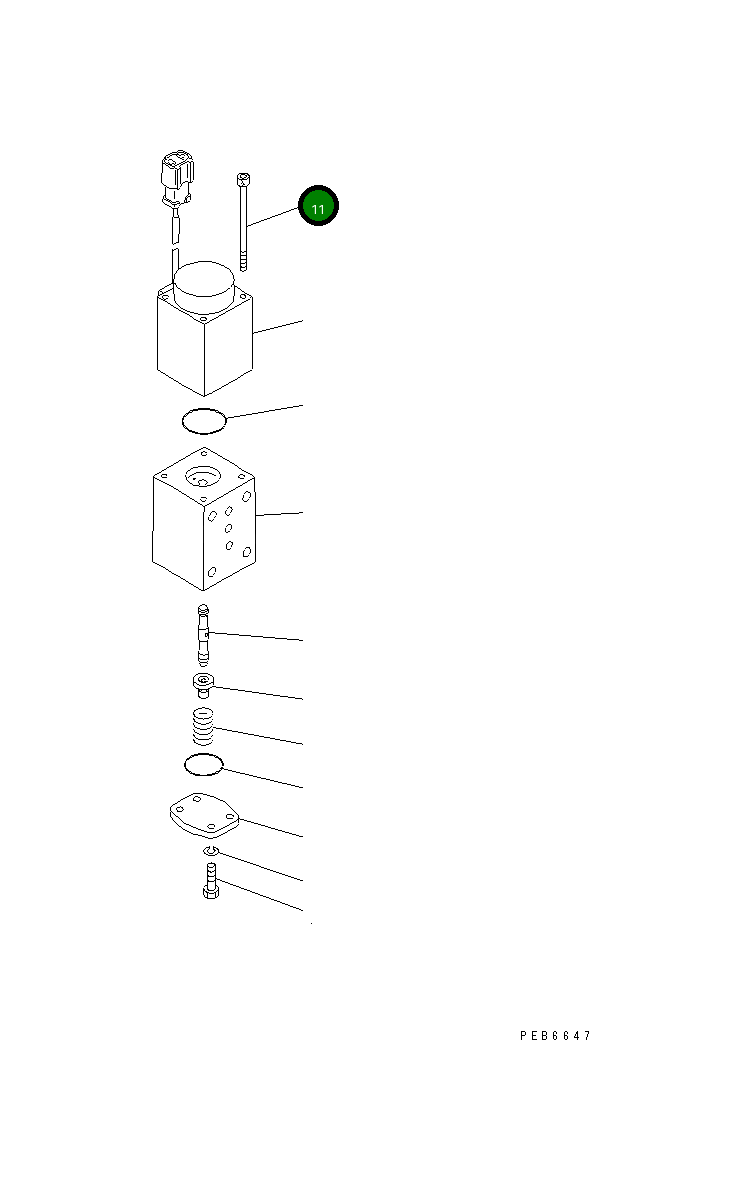 Болт 706-47-60230 Komatsu
