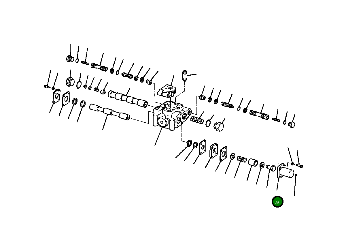 Крышка 1214 252 H1 Komatsu