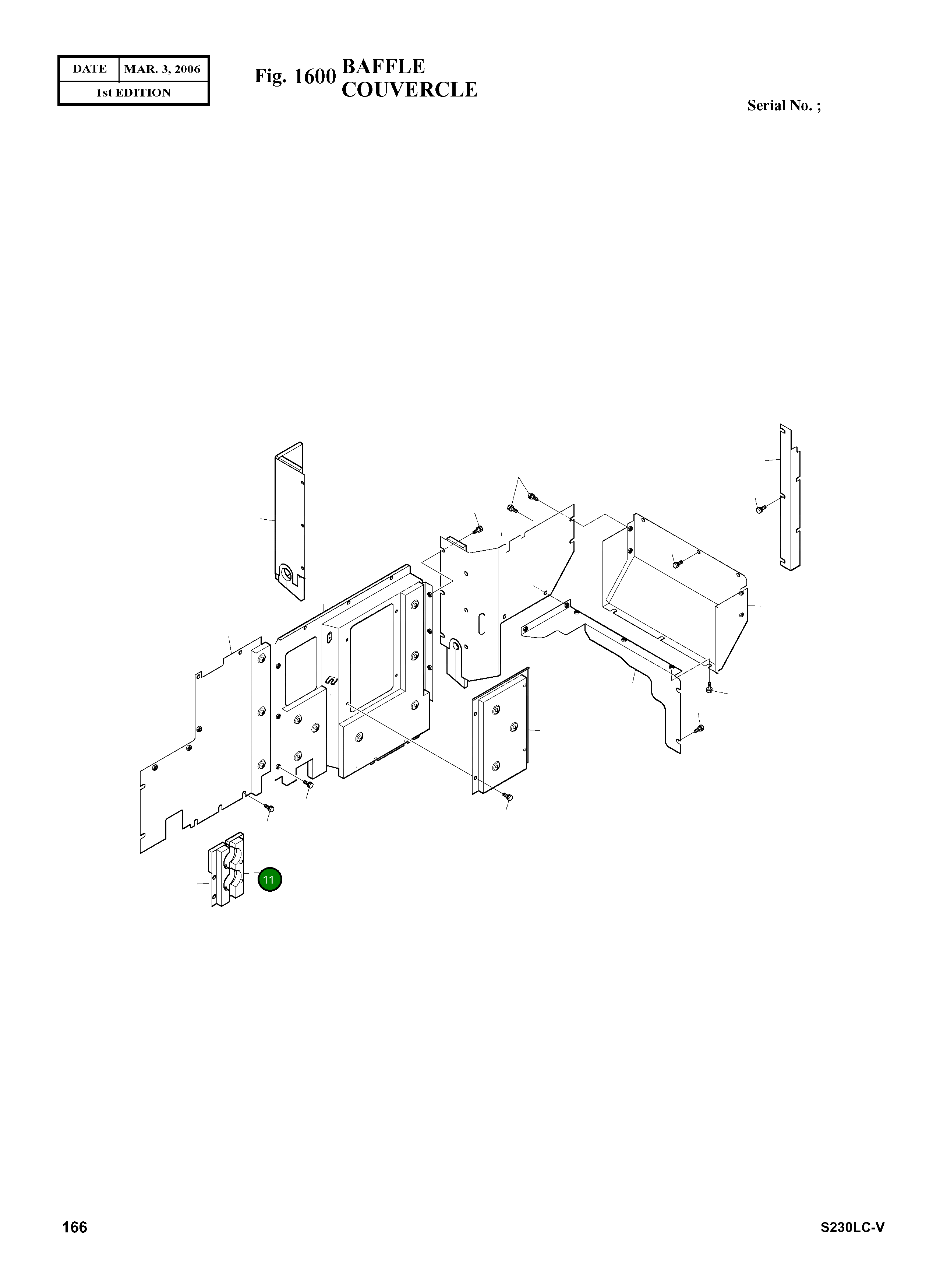 Крышка 621-01946A Komatsu