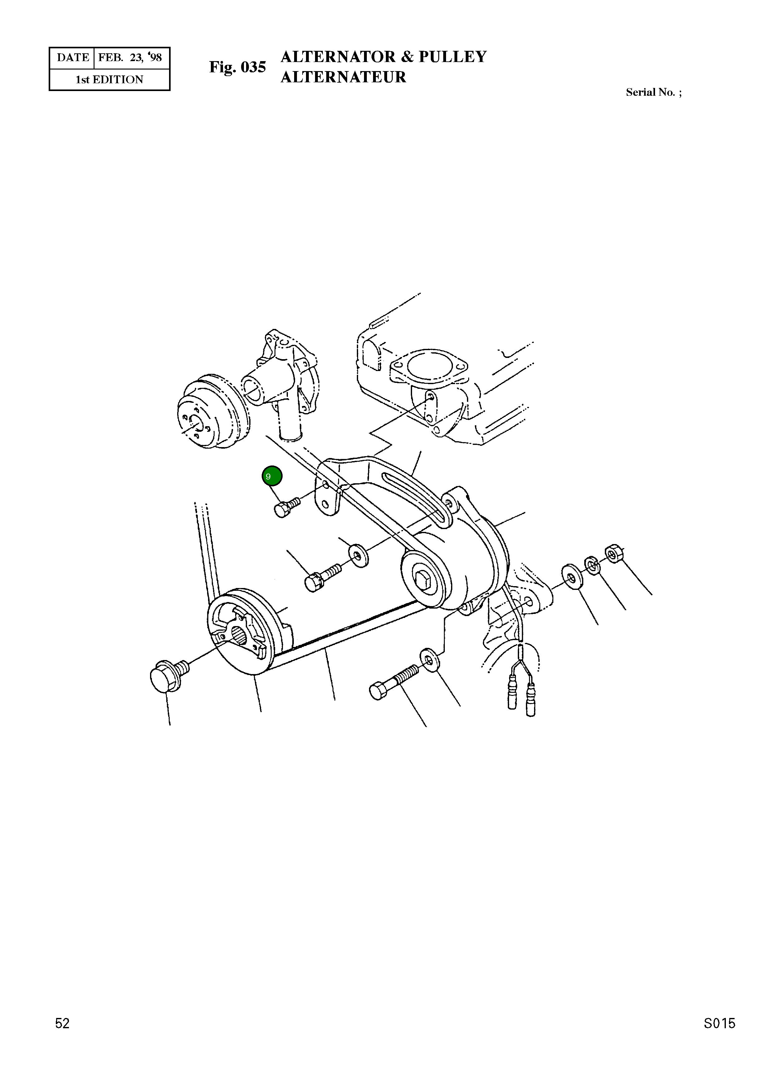 Болт 01023-50616  Komatsu