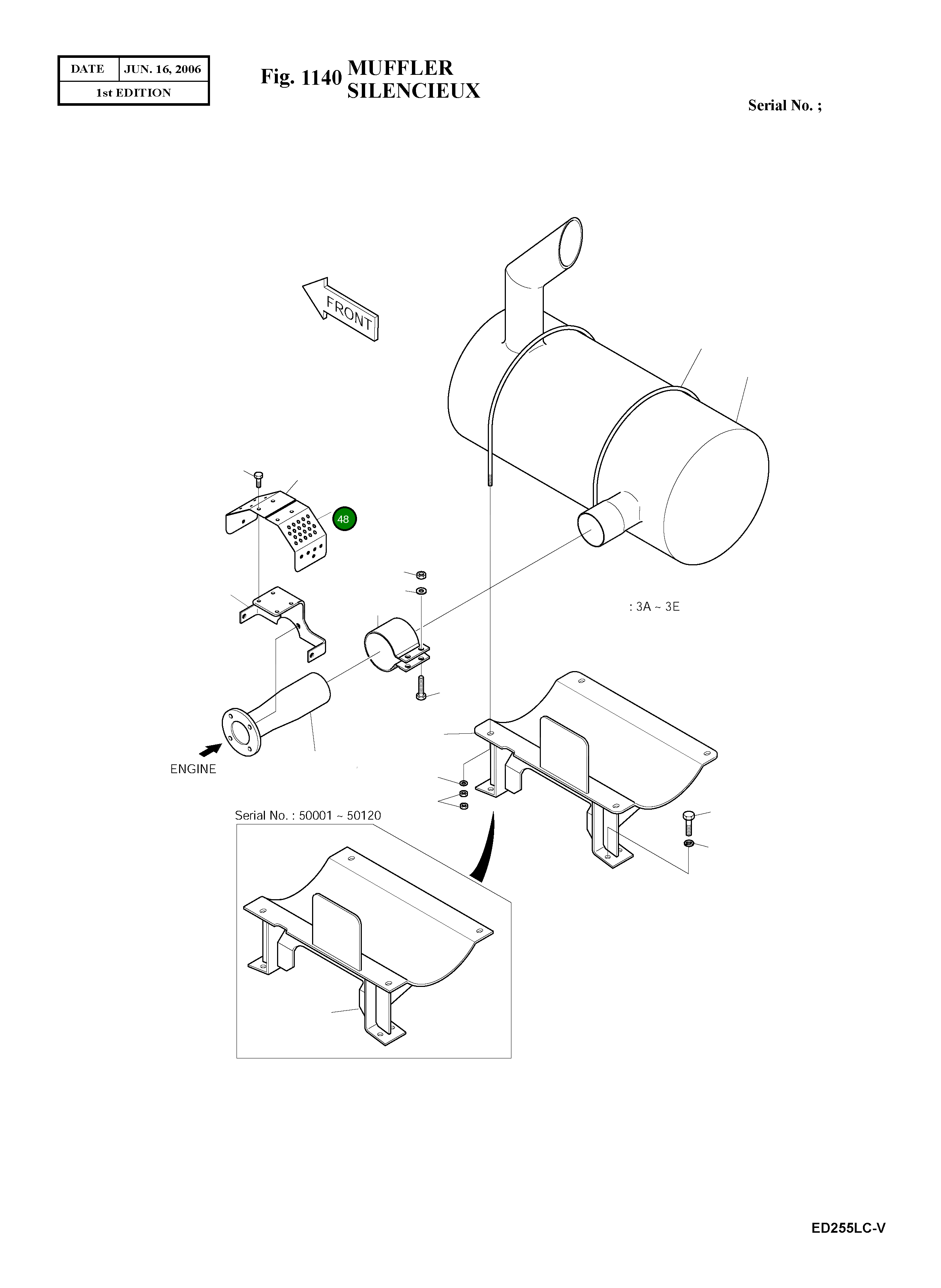 Крышка 621-02363  Komatsu