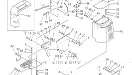 Крышка 155-54-13343 Komatsu