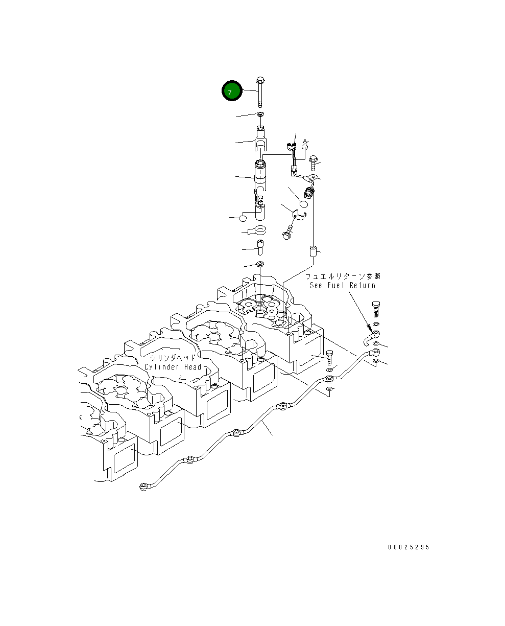Болт 01437-01070 Komatsu