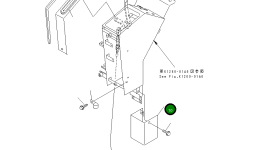 Крышка 20C-54-32522 Komatsu