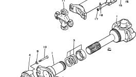 Вал 566-20-22201 Komatsu