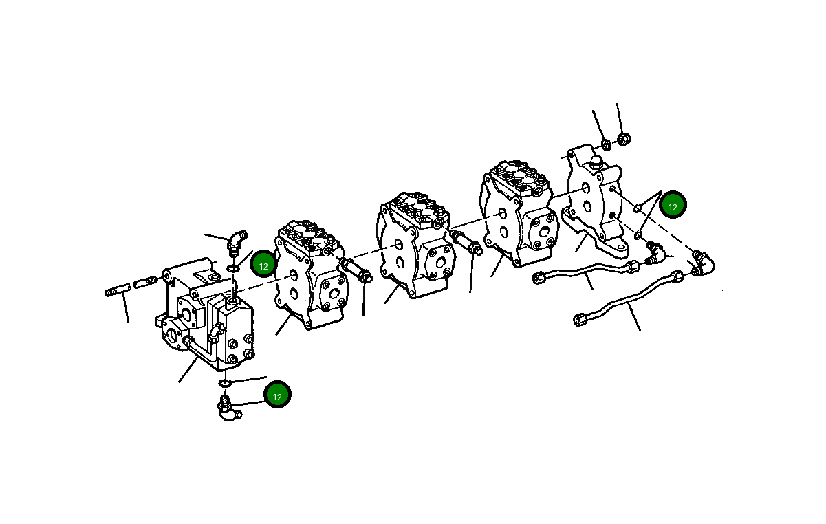 Кольцо уплотнительное (O-Ring) 27 564 R1 Komatsu