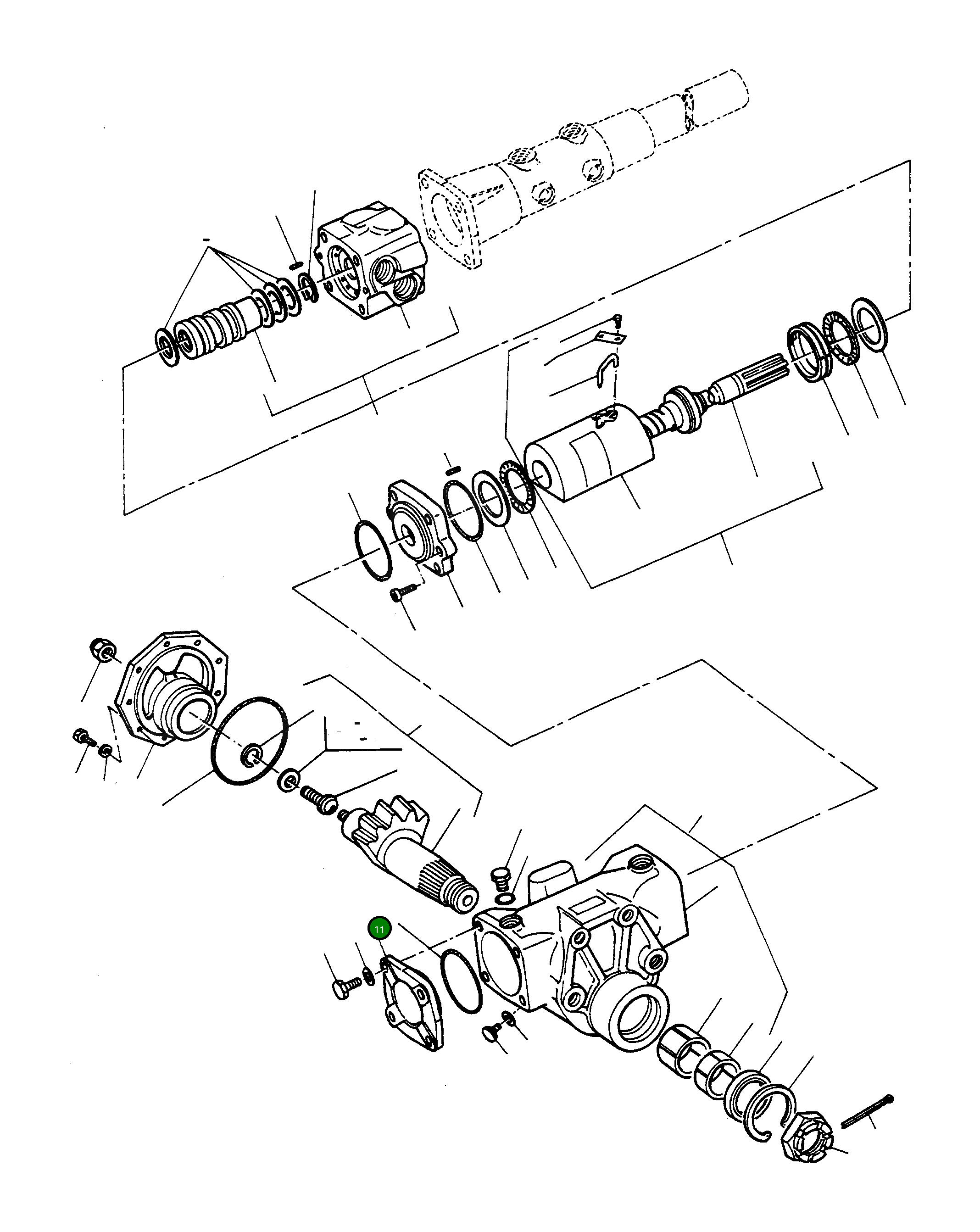 Крышка 2944311M1 Komatsu