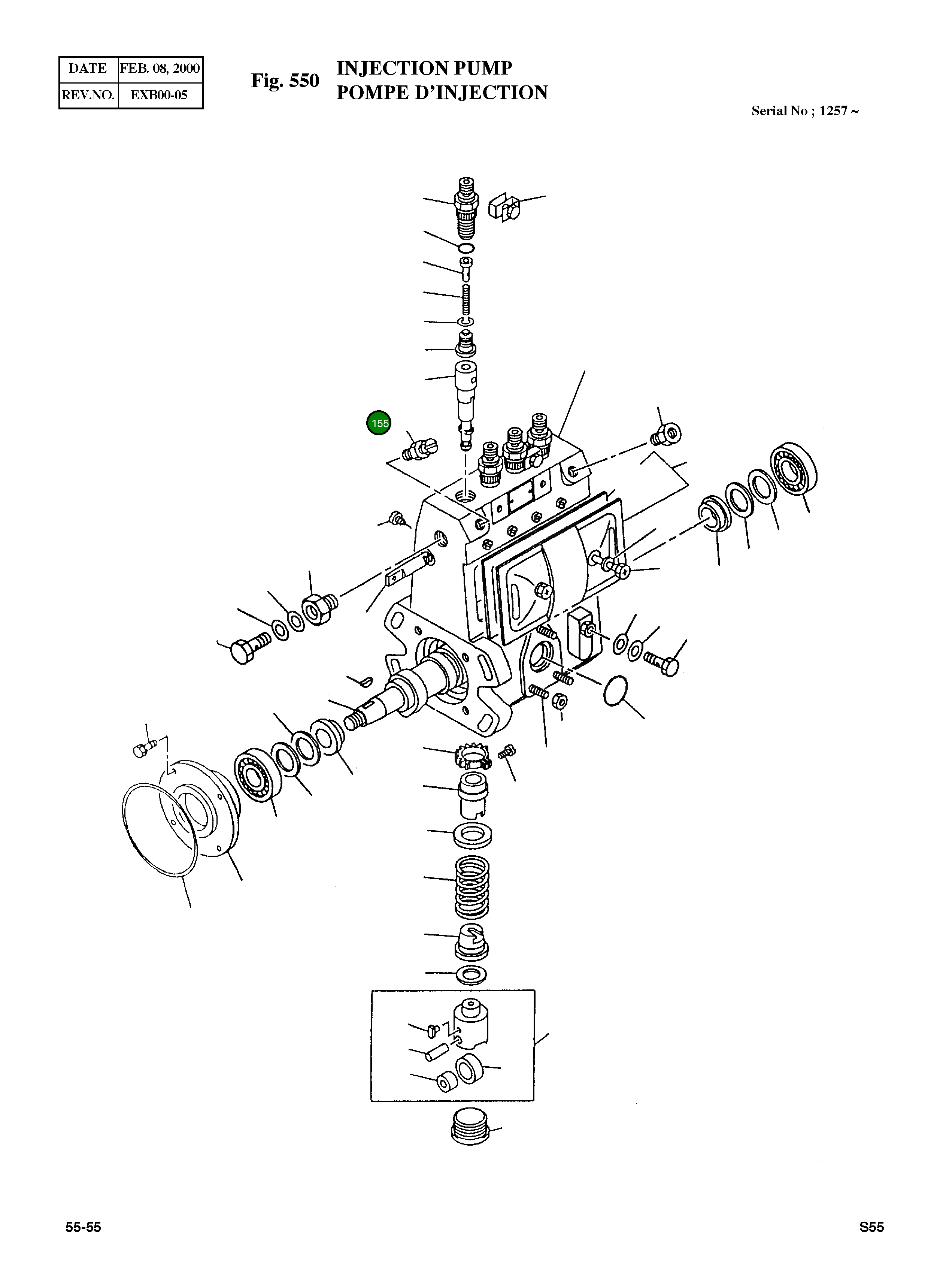 Болт 115619-0240 Komatsu