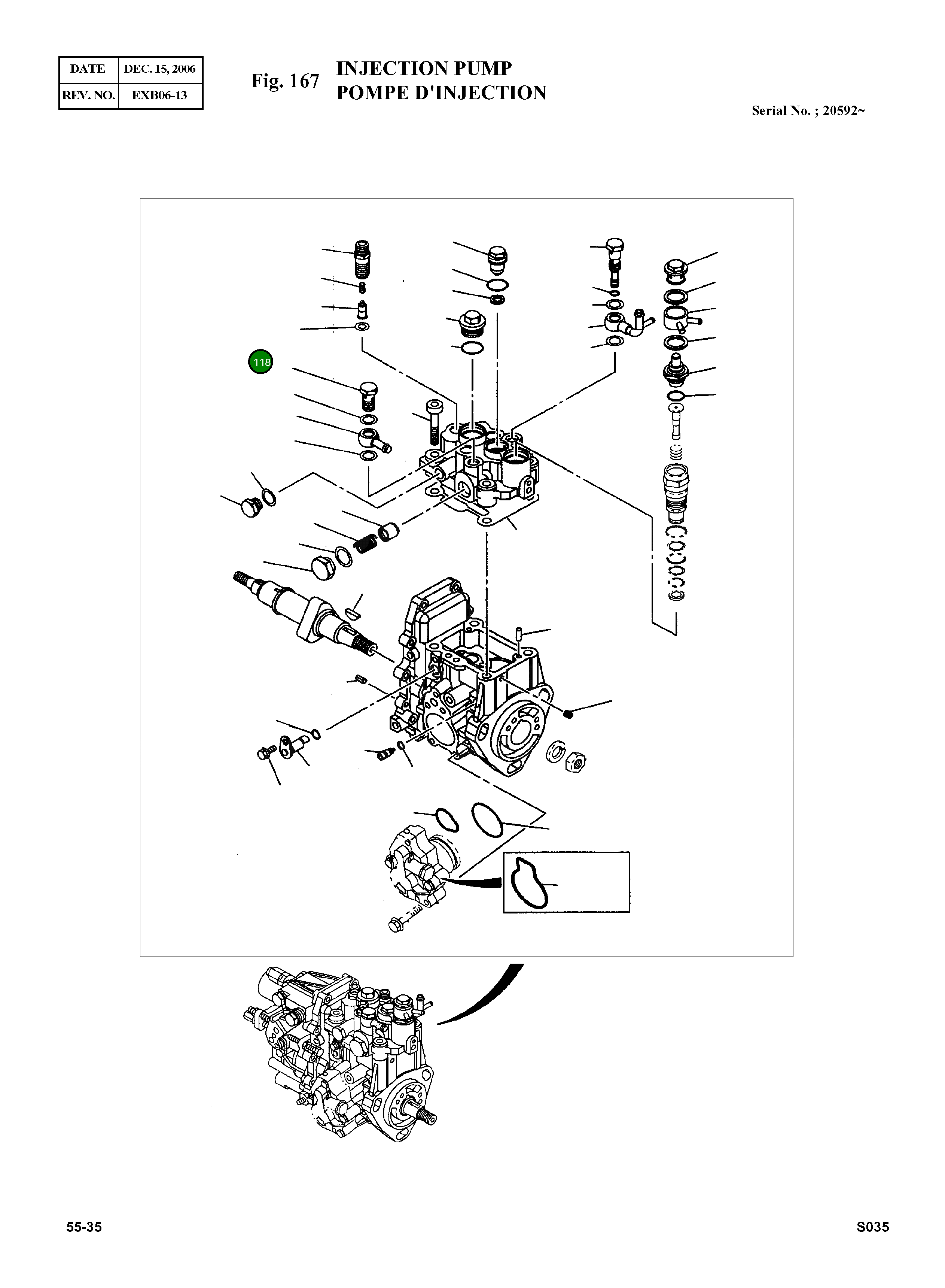 Болт 586400-5590 Komatsu