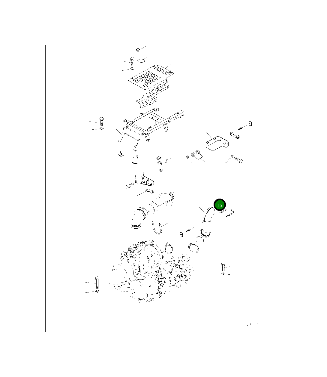 Болт 2A6-01-11660 Komatsu
