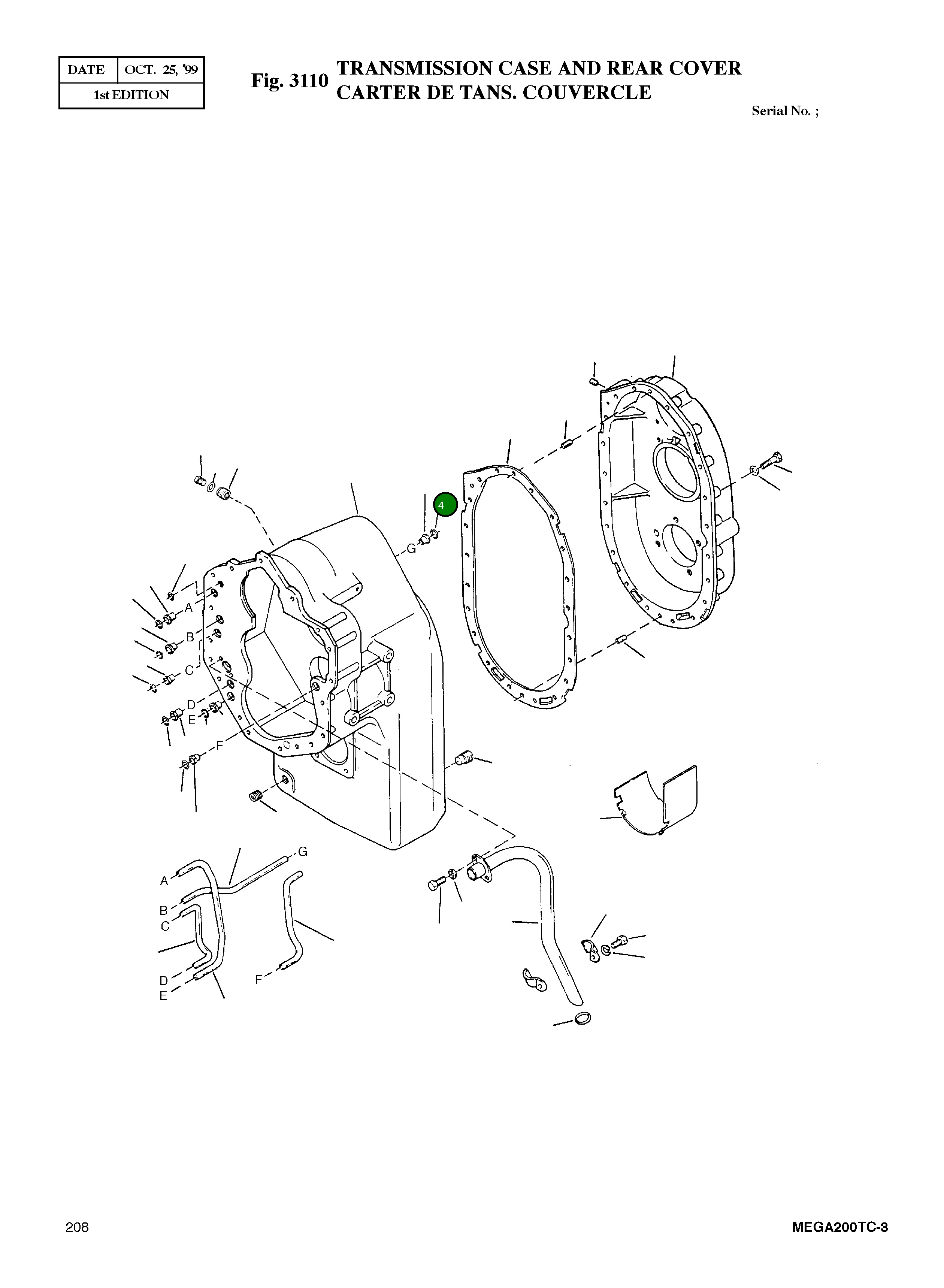 Кольцо уплотнительное (O-Ring) 60K-40026  Komatsu