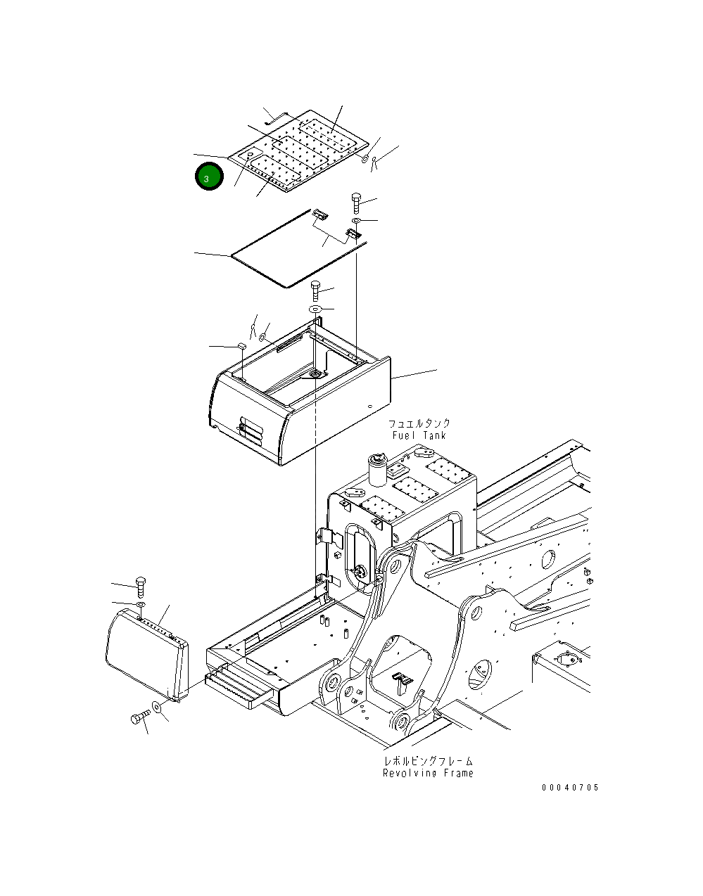 Крышка 20Y-54-78632 Komatsu