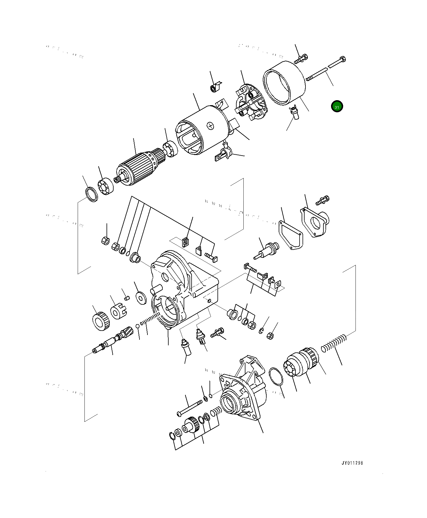 Болт ND1289500520 Komatsu